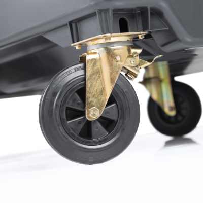 mobile waste containers 1100 L FL LIL wheel stop
