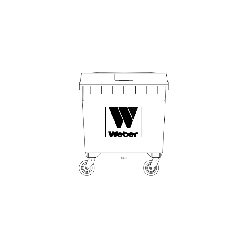 Mobile waste containers 1100 l fl spare parts