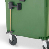 wheelie bins 1100 L FL central brake