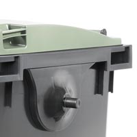 wheelie bins 1100 L FL Lifting trunnions