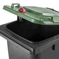 wheelie bins 360 L Locking systems